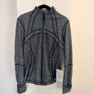 NWT Lululemon Black White Speckle Splatter Define Luminesce Luminescence Jacket
